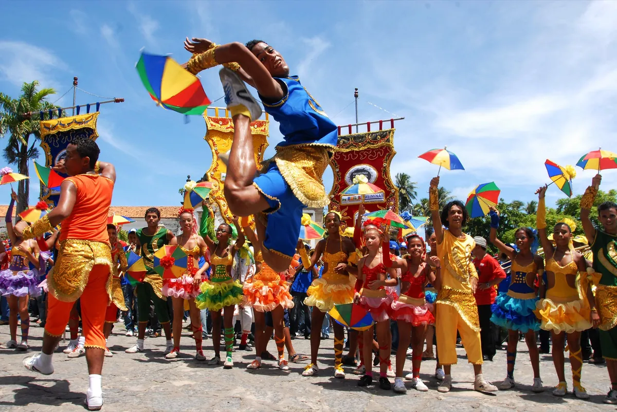 Carnival dancers in Brazil